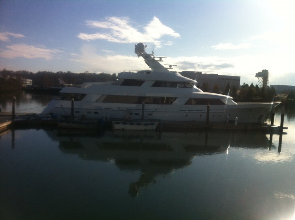 M/Y CV9. 131′ Yacht built by Delta Marine in 1995